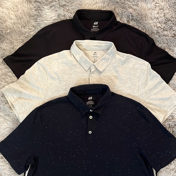 3-Pack H&M Polo Shirts. Size M - Picture 4 of 9